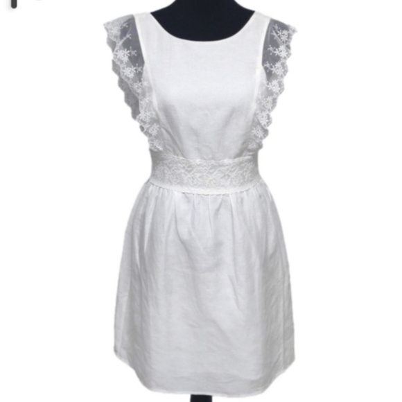 NWT Eva Dress white JNSQ Size 2 - Picture 1 of 4